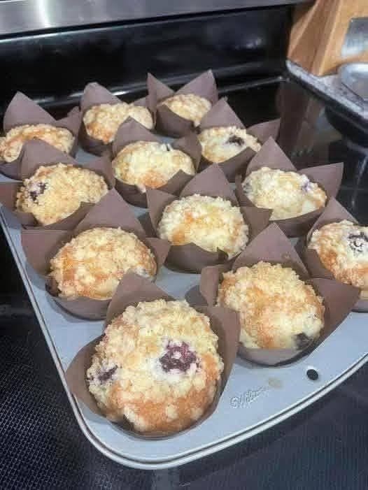 Blueberry Streusel Muffins