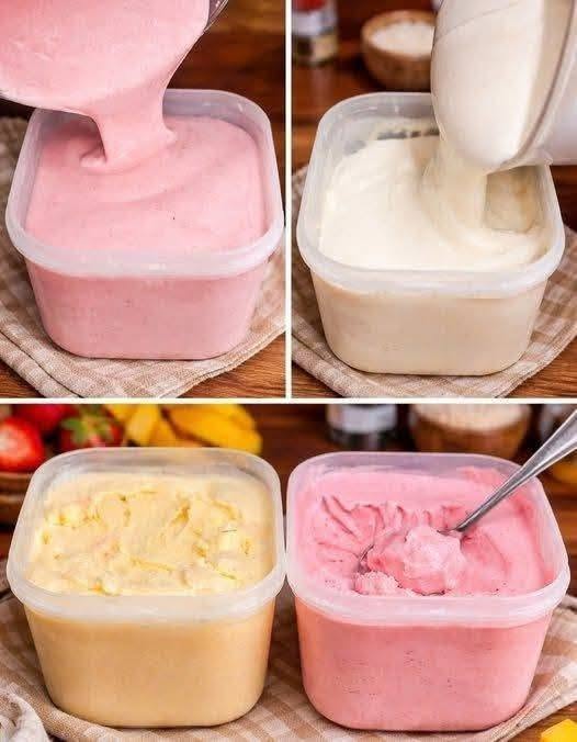 Homemade ice cream