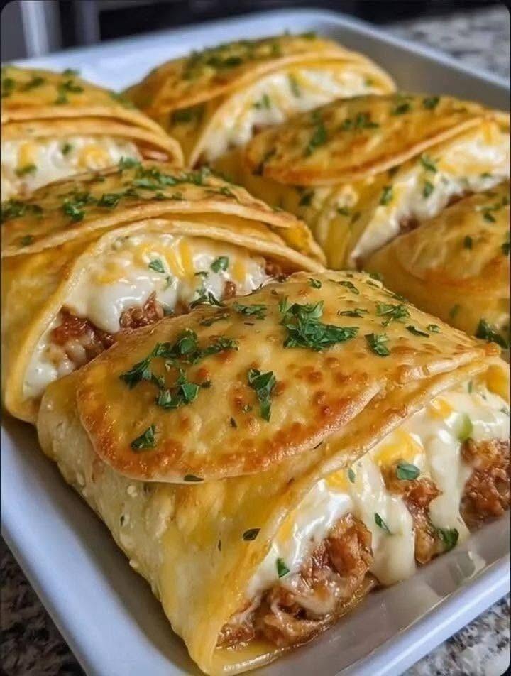 Cheesy Beef Pocket Tacos
