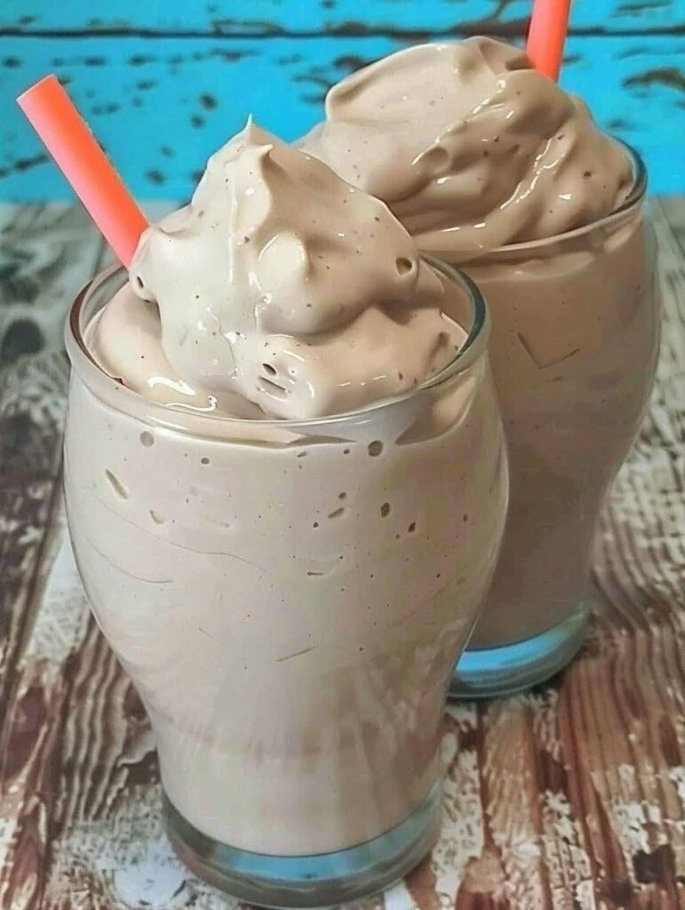 Creamy Homemade Chocolate Frosty