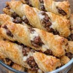 Beef and Cheese Puff Pastry Twists