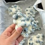 frozen blueberry yogurt cluster