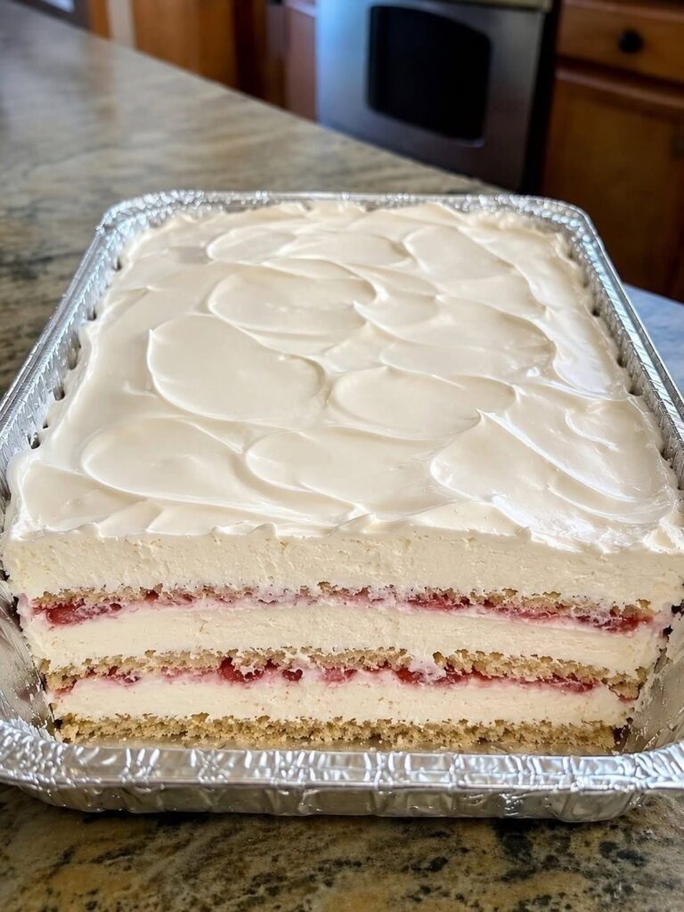 No-Bake Strawberry Icebox Cake