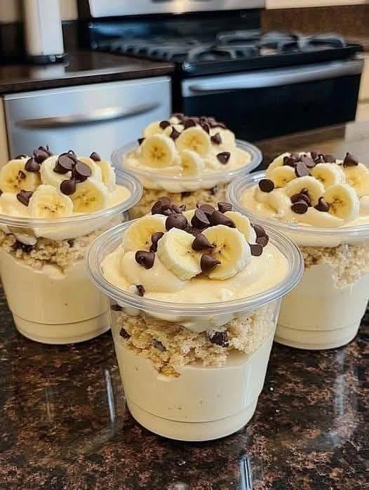 High-Protein Banana Pudding Dessert Cups
