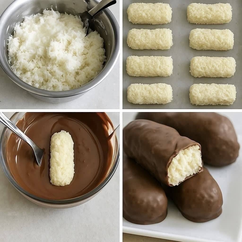 No-Bake Homemade Coconut Bounty Bars