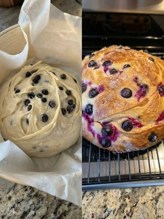 Gluten-Free Blueberry Cream Cheese Loaf