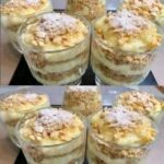 Napoleon Dessert in a Glass