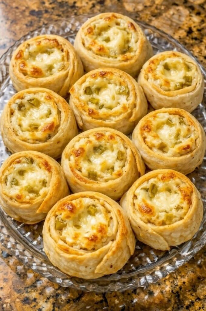 Baked Jalapeño Popper Pinwheels