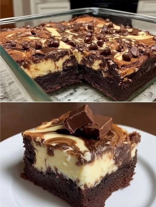 Gluten-Free Brownies with a Creamy Cheesecake Layer