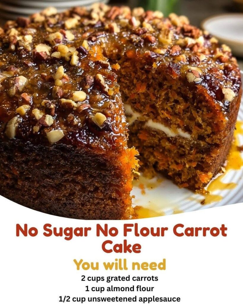 No Sugar No Flour Carrot Cake