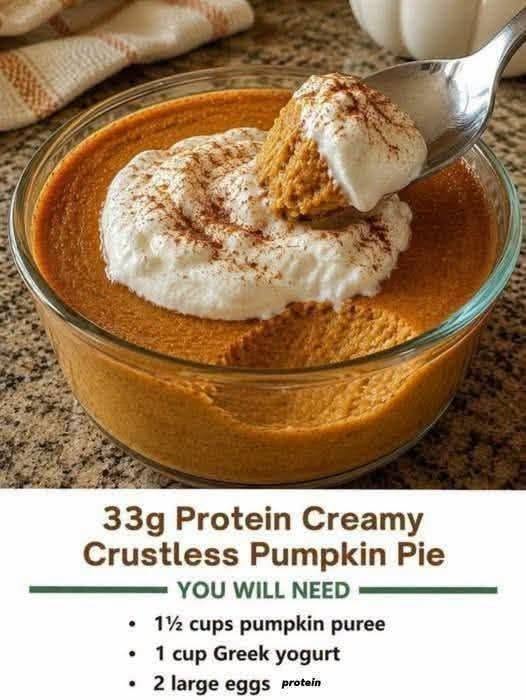 Crustless Pumpkin Pie