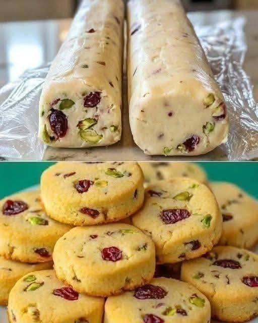 Michigan rocks cranberry pistachio cookies