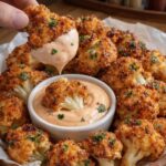 Air-Fried Crispy Cauliflower