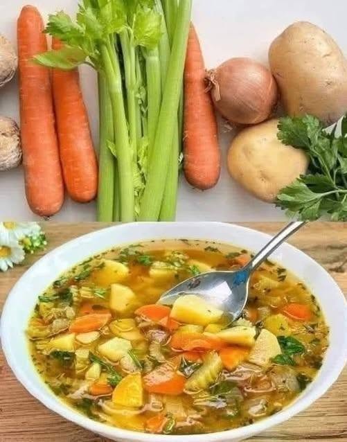 Hearty vegetable soup