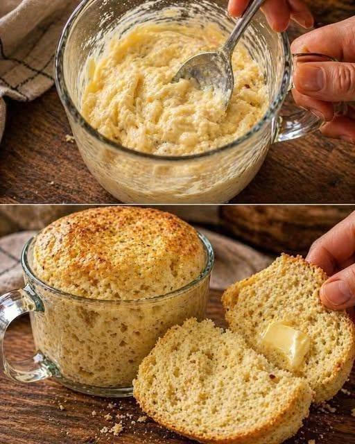 Zero Carb Bread in a mug in just 90 seconds