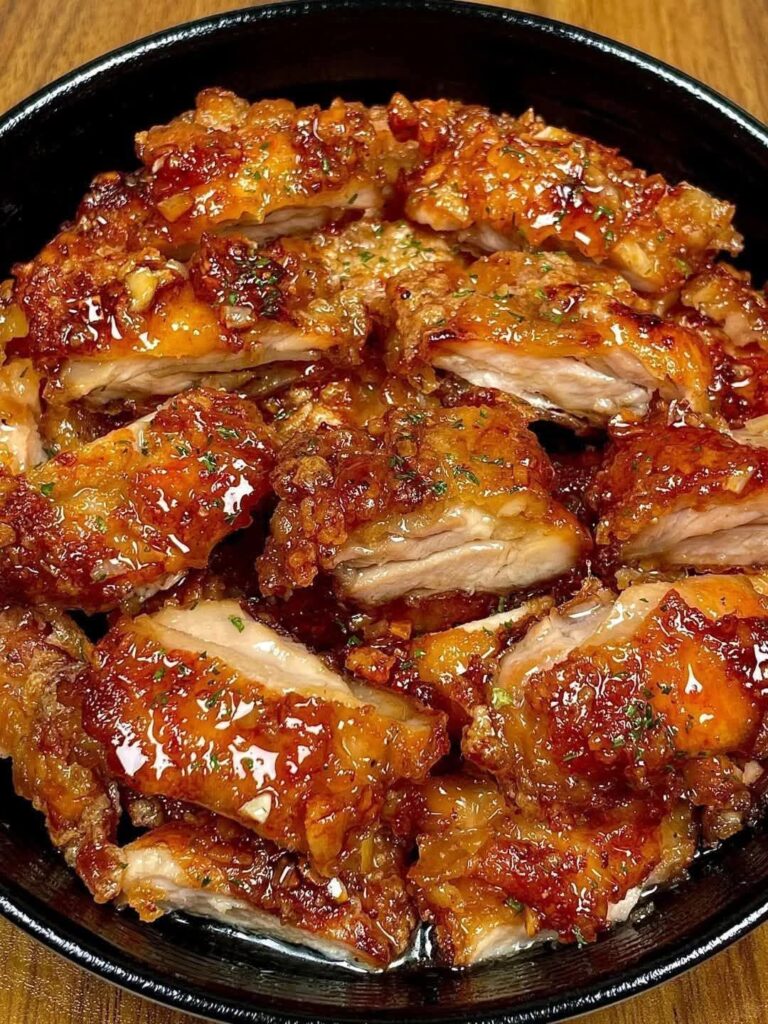 Crispy Honey Garlic Chicken