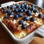 Blueberry Almond Breakfast Casserole