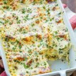 Creamy White Sauce Chicken Lasagna