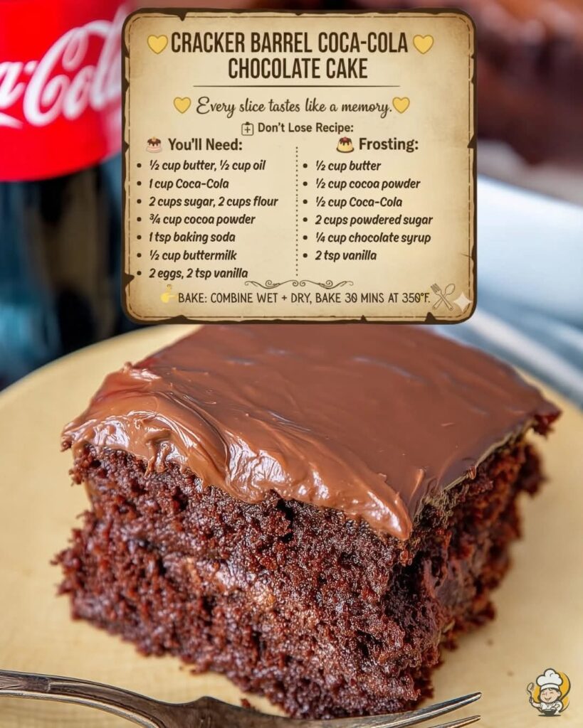 Cracker Barrel Coca Cola Cake Recipe