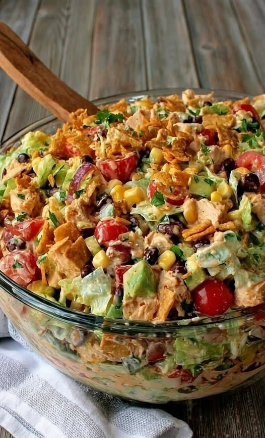 Crunchy Chicken Taco Salad