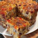 Homemade fruit cake