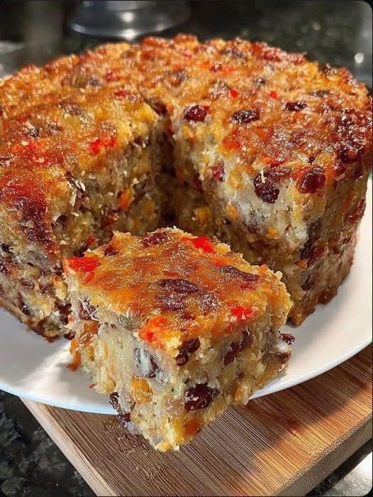 Homemade fruit cake