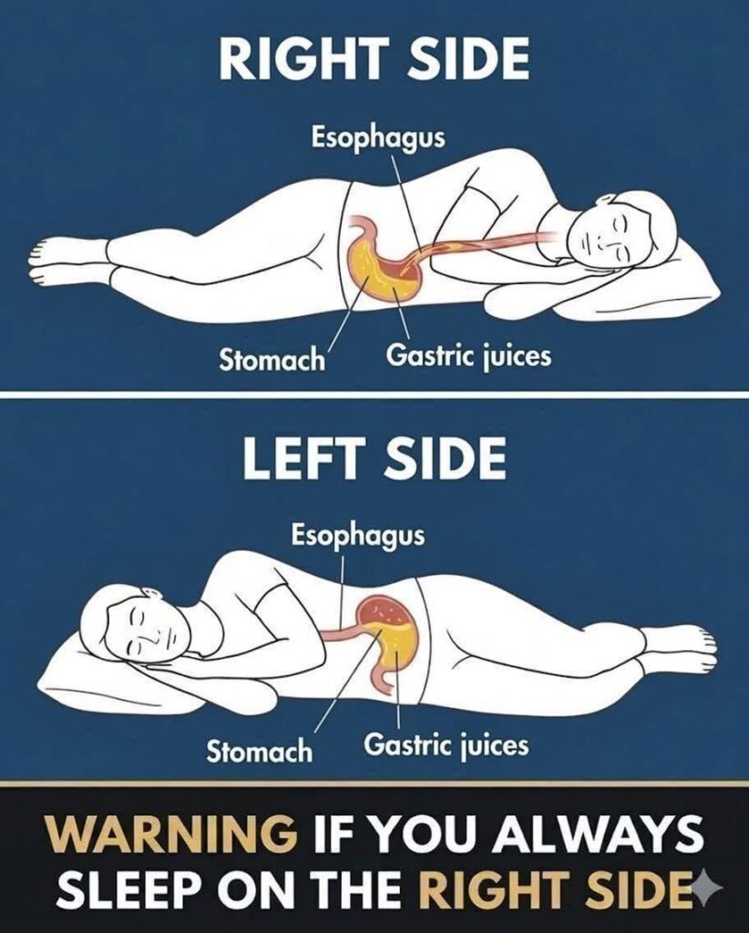 If you usually sleep on your right side, there’s something important you should know… See more