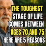 The hardest time of life is between 70 and 75 years old. Here are 5 reasons why