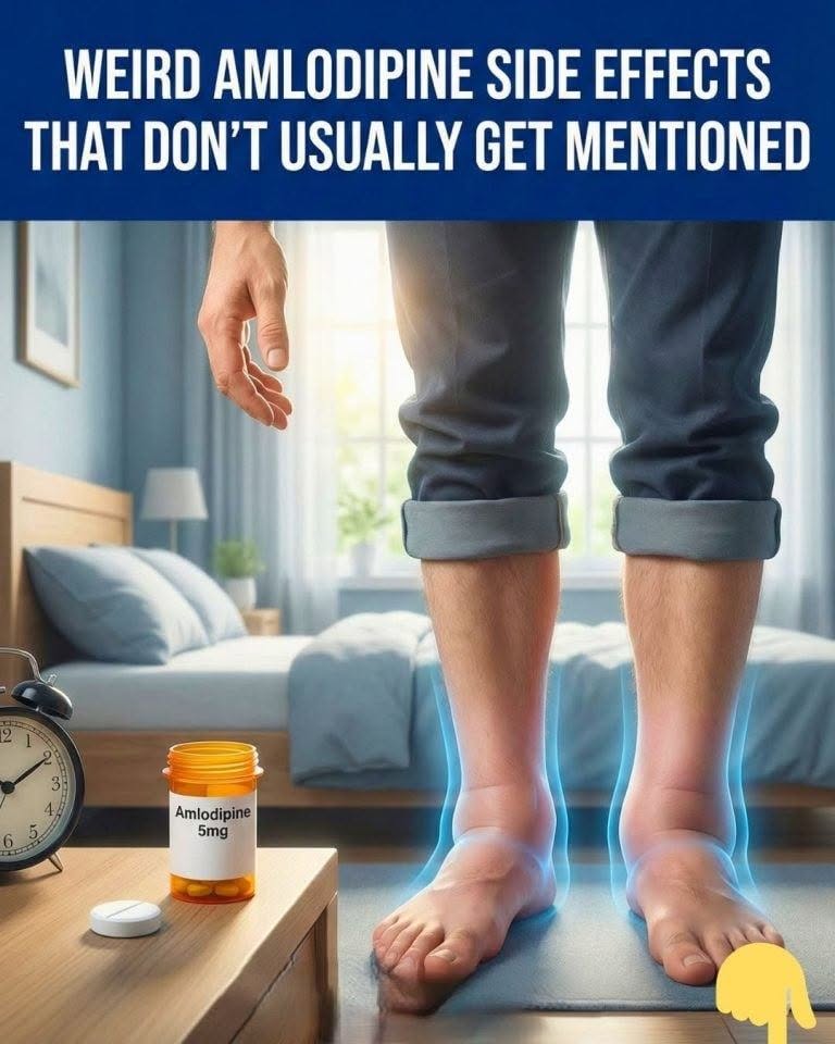 Weird amlodipine side effects that don’t usually get mentioned