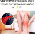 One vitamin that opens blood vessels and improves circulation