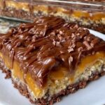 chocolate caramel pretzel bars