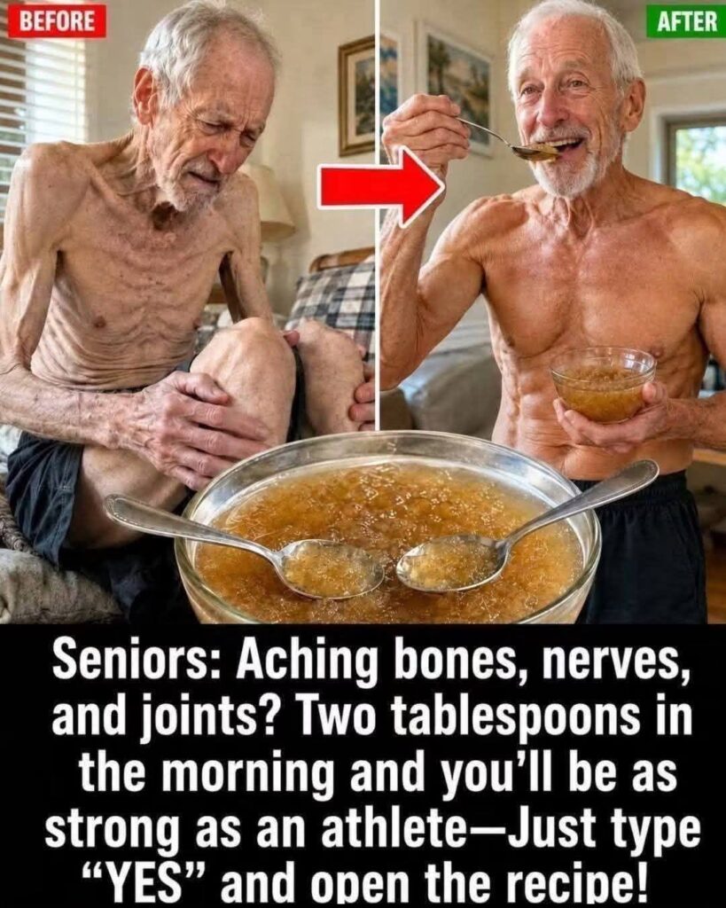 Two tablespoons every morning and you can say goodbye to bone, nerve, and joint pain in 72 hours