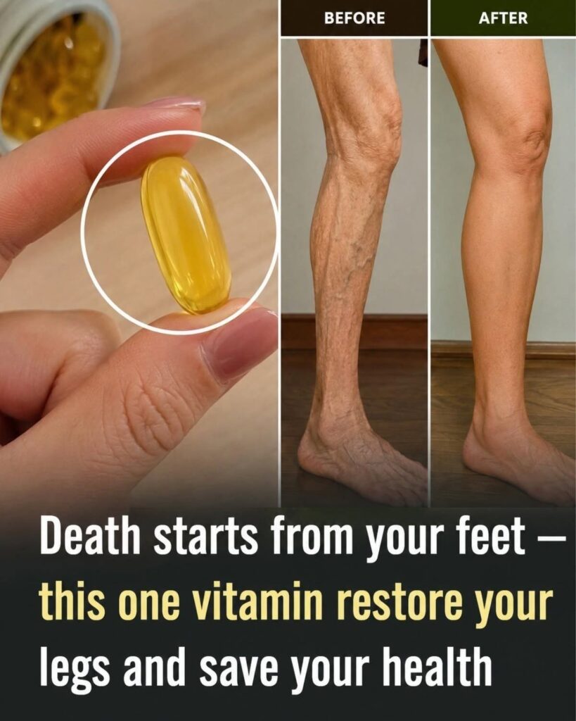 Boost leg and foot circulation instantly with these 6 powerful vitamins and reverse poor blood flow at any age without prescriptions