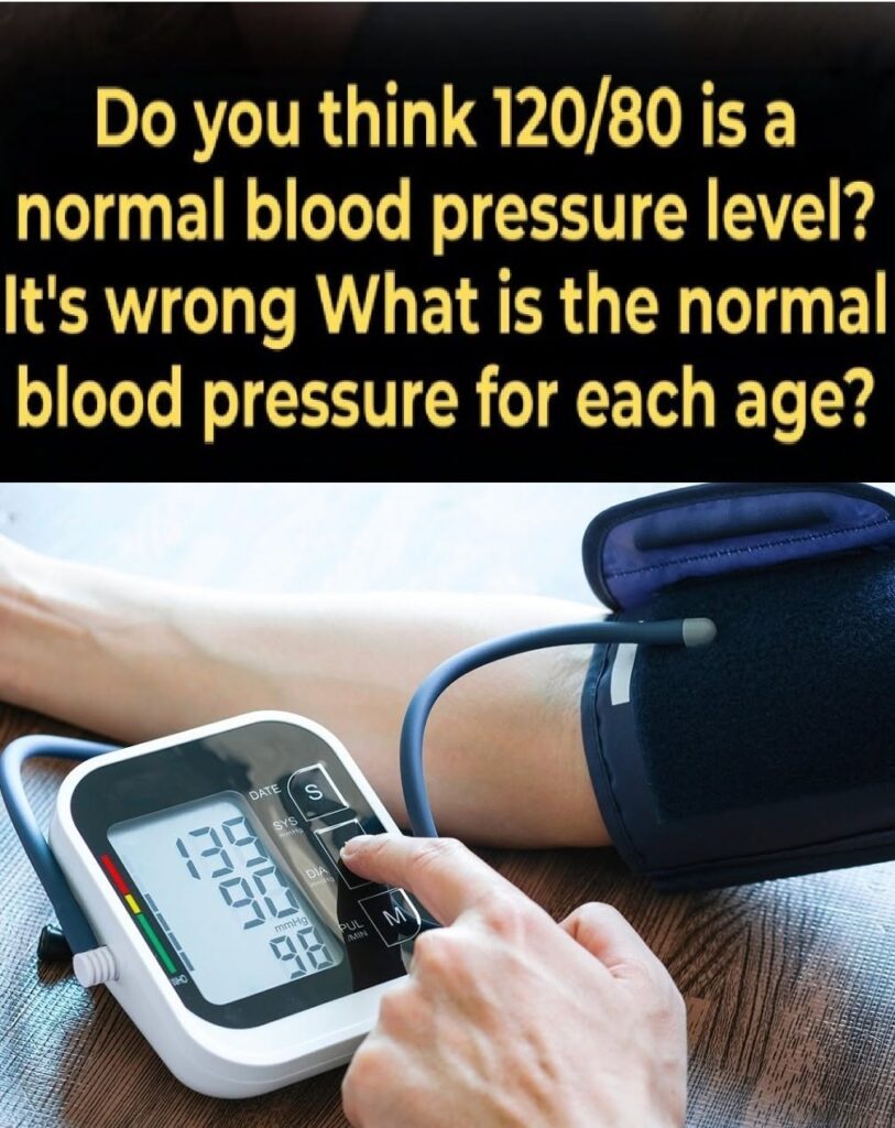 What Is The Normal Blood Pressure For Each Age
