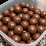 homemade chocolate-coated peanut butter balls