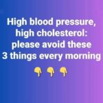 High blood pressure, high cholesterol: Avoid these 3 habits in the morning