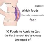 10 foods to avoid to get the flat stomach you’ve always dreamed of