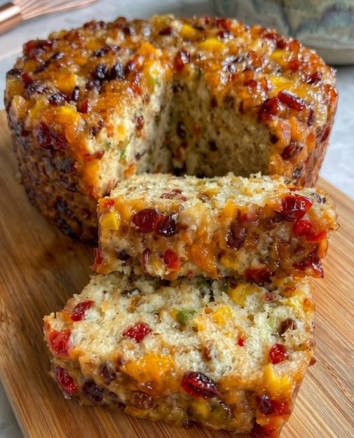 Moist and flavorful Christmas fruit cake recipe