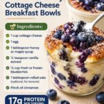Baked Blueberry Cottage Cheese Breakfast Bowls