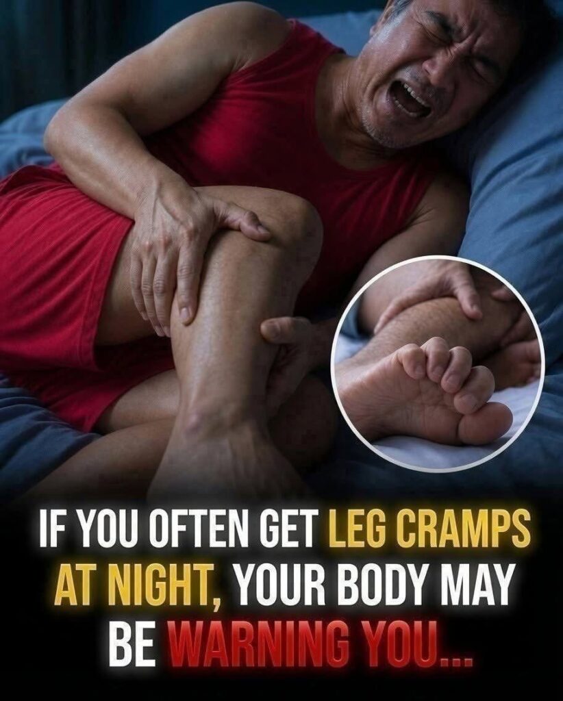 If You Often Get Leg Cramps At Night, Your Body May Be Trying To Warn You About Something