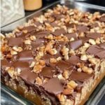 Homemade Caramel Chocolate Crunch Bars