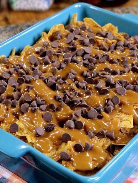 Easy Fritos Peanut Butter Caramel Recipe