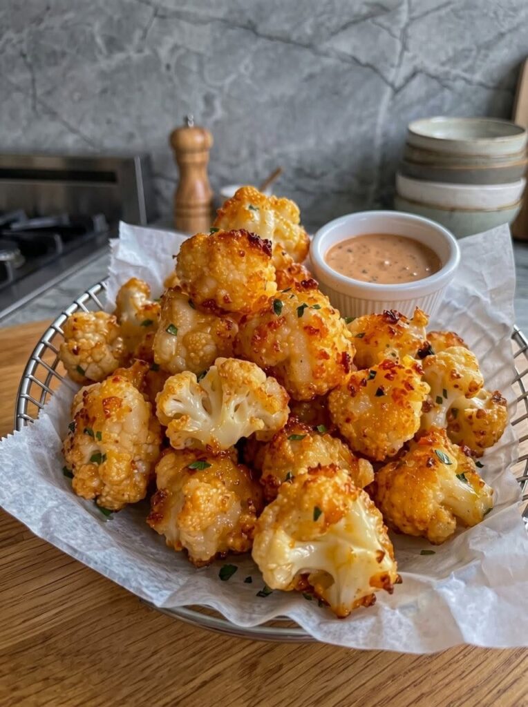 Crispy roasted cauliflower