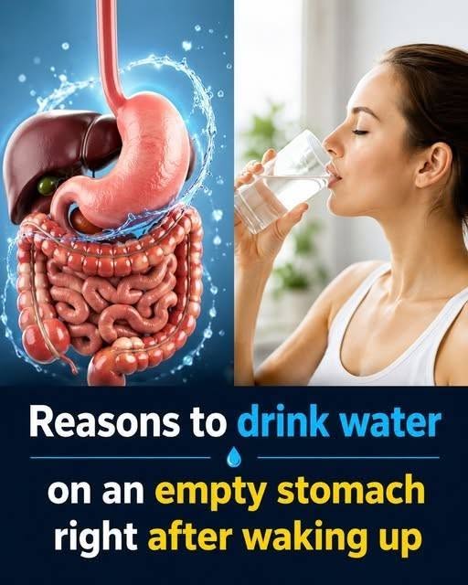 Did you know that drinking water on an empty stomach could be