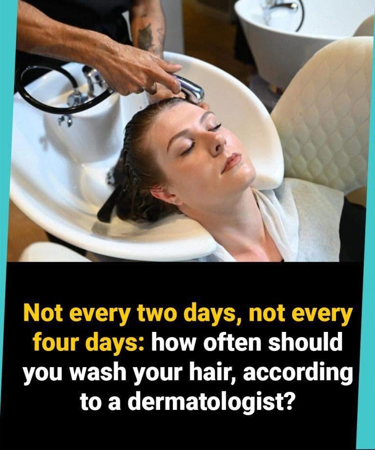 Not every two days, not every four days: how often should you wash your hair, according to a dermatologist