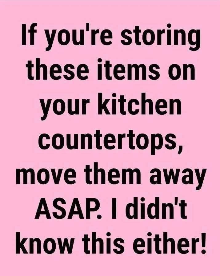 10 Things You Shouldn’t Be Storing on Your Kitchen Countertop (1st commen