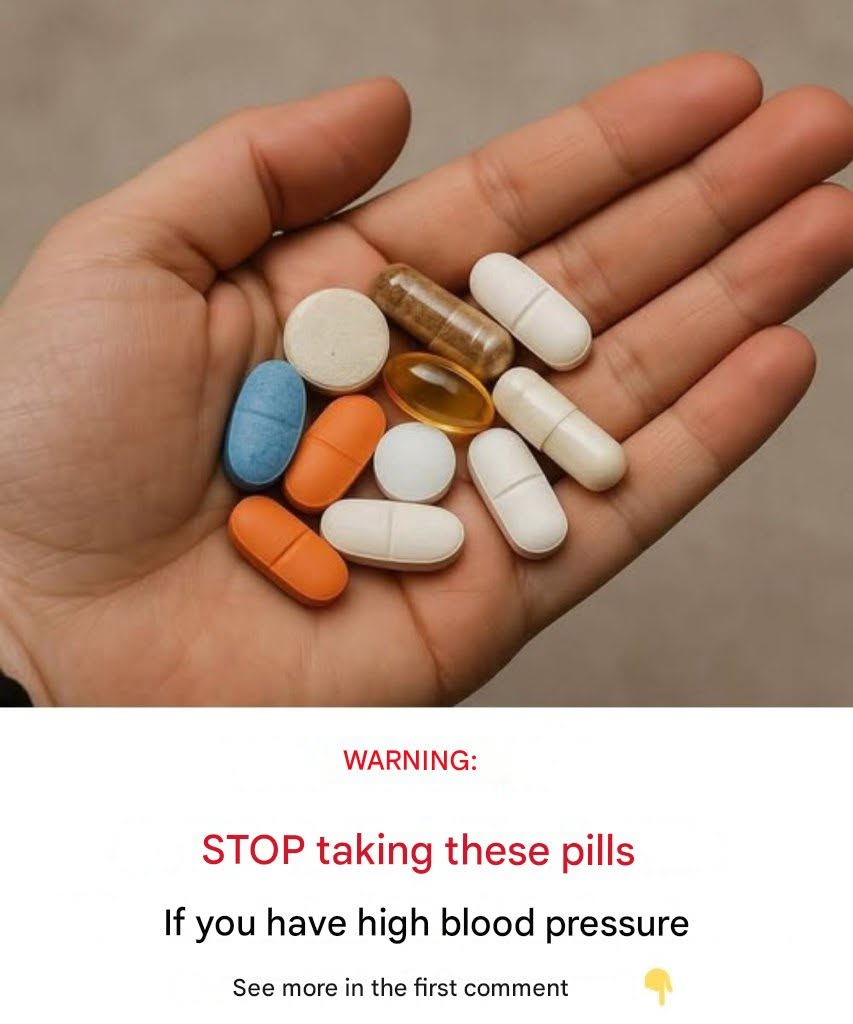 WARNING: STOP taking these pills if you have high blood pressure