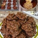 homemade chocolate peanut clusters