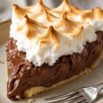 classic chocolate meringue pie