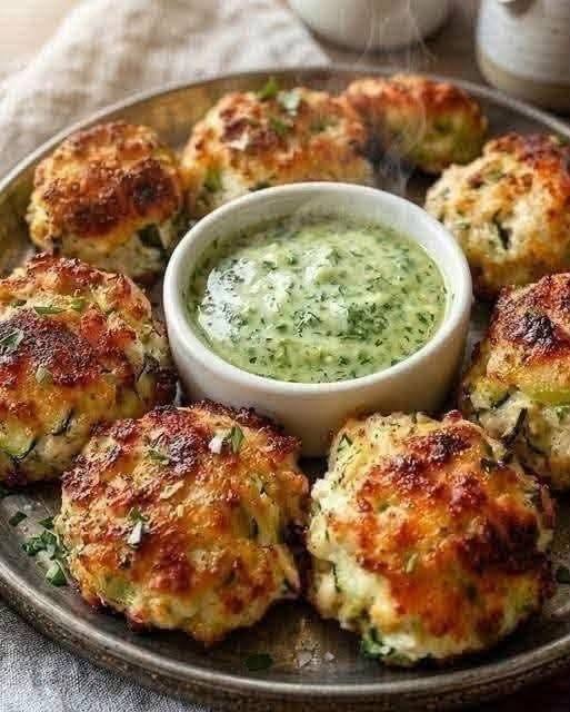Chicken Zucchini Fritters
